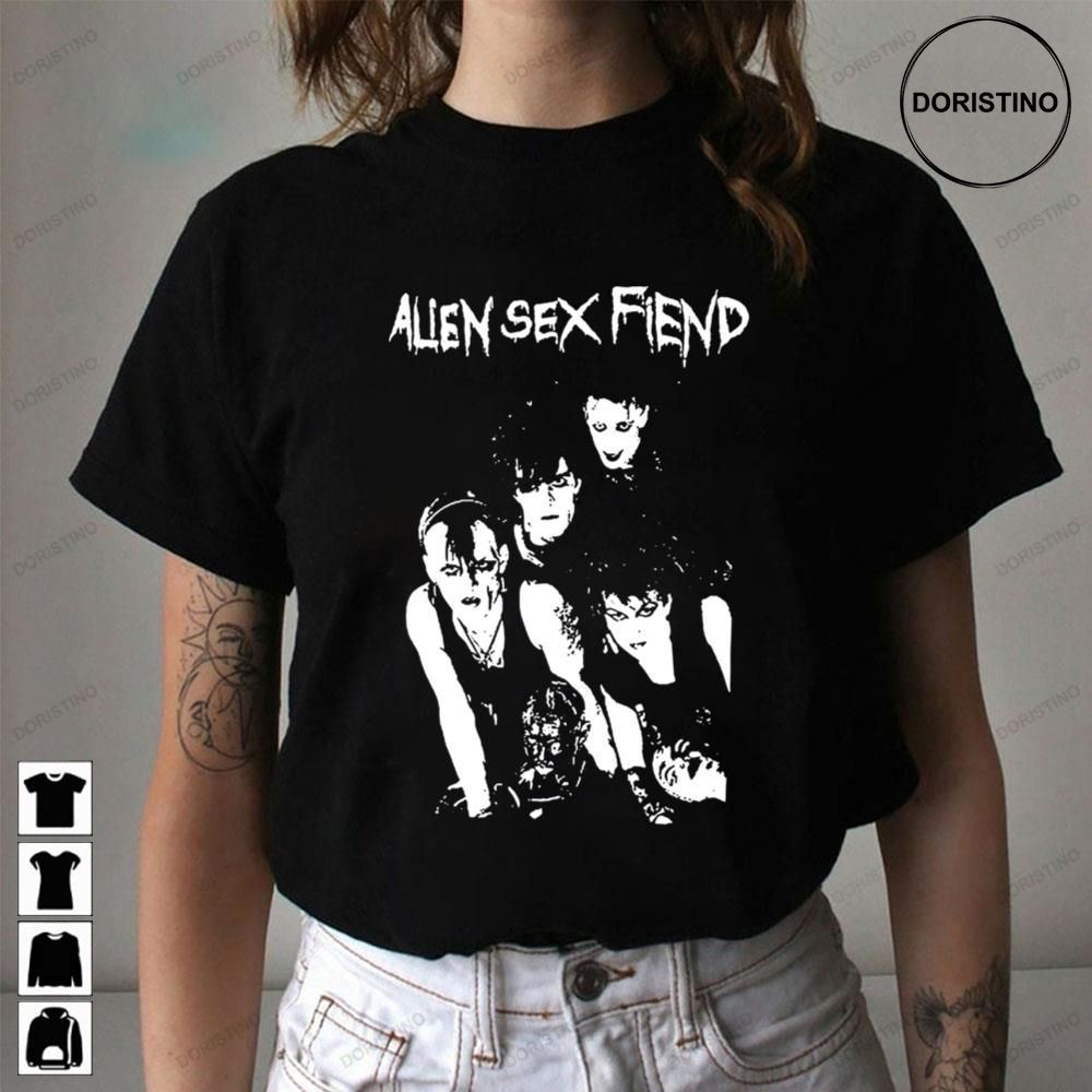 Face Members Alien Sex Fiend Music Trending Style